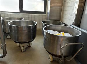 Diosna SP 240 AD dough kneader bowls