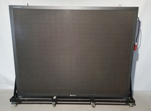 Sony ADN-8126 134" Large LED screen on heavy-duty wheeled frame, Width 280 cm, Depth 80 cm, Height 226 cm