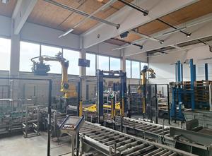 Yaskawa, Profipack DokuConsult, Krones, Strapex Packaging line for repacking glass bottles