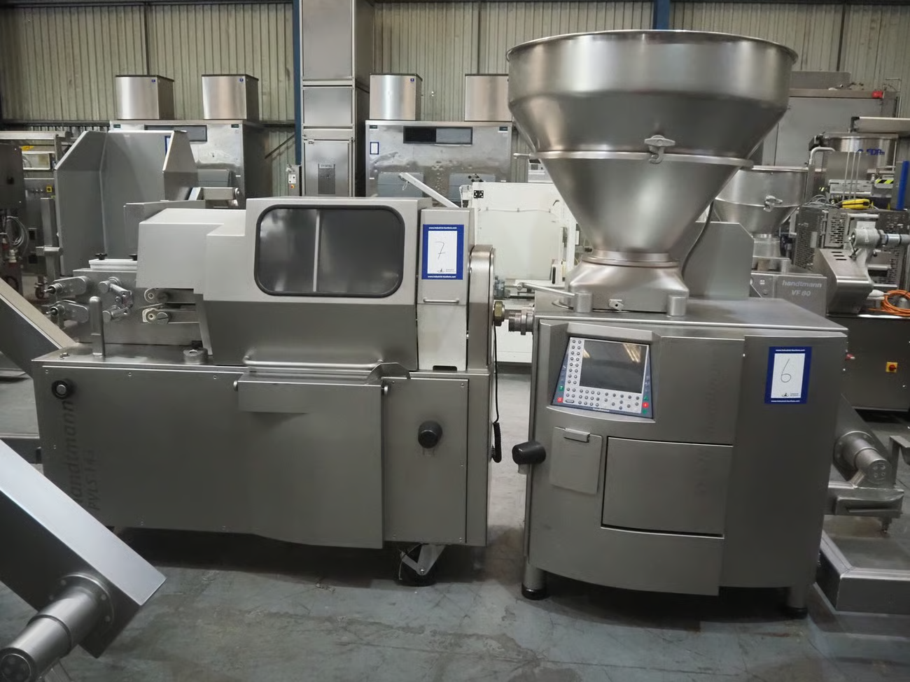 Online auction meat and vegetable processing machinery in Stowmarket (UK)